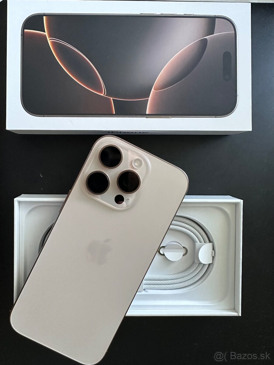 iPhone 16 Pro 256 GB Titánová púštna