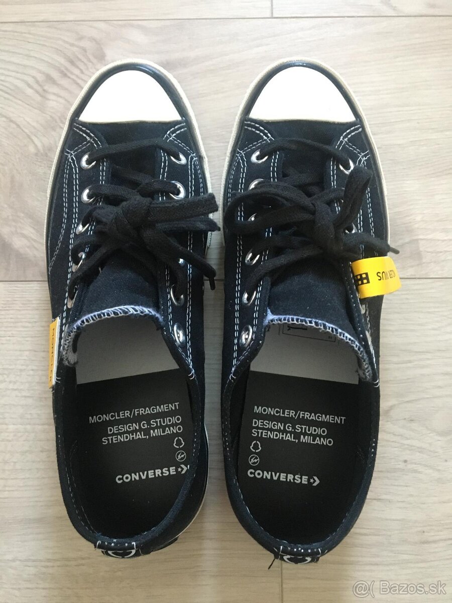 PREDAJ PEKNÉ, ČIERNE TENISKY MONCLER CONVERSE