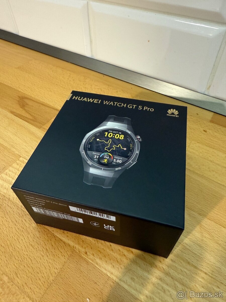 Predam smart hodinky Huawei watch GT 5 PRO, zaruka