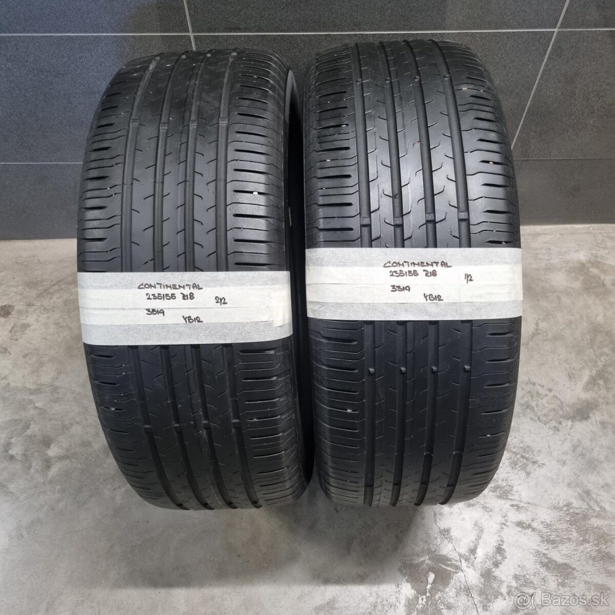 Letné pneumatiky 235/55 R18 CONTINENTAL DOT3319