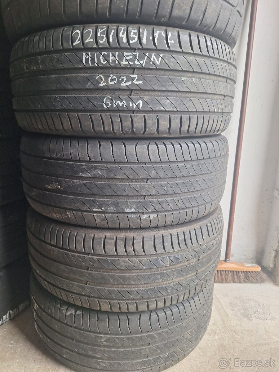 225/45/R17 Letné 4ks Michelin