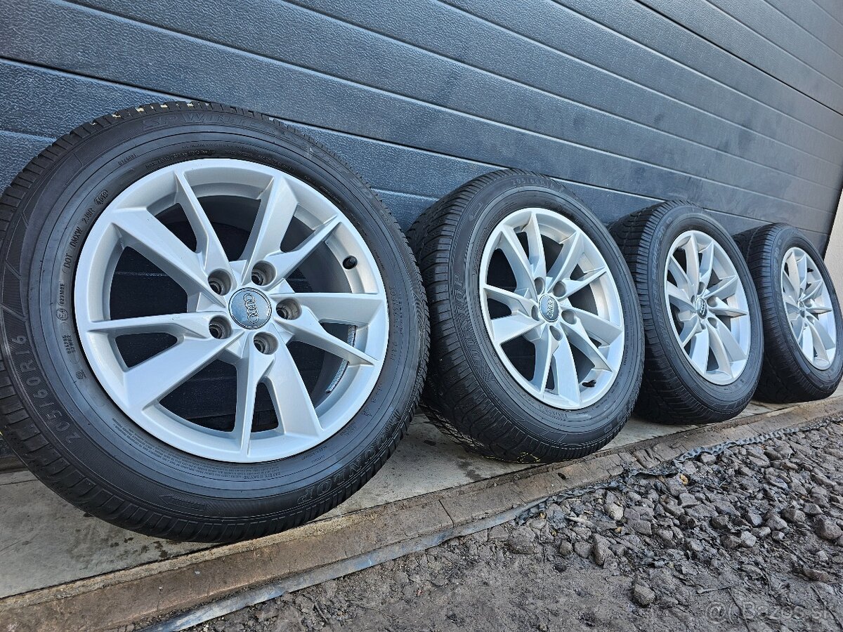 Alu Disky AUDI A4 B8,B9+Dunlop 205/60 R16