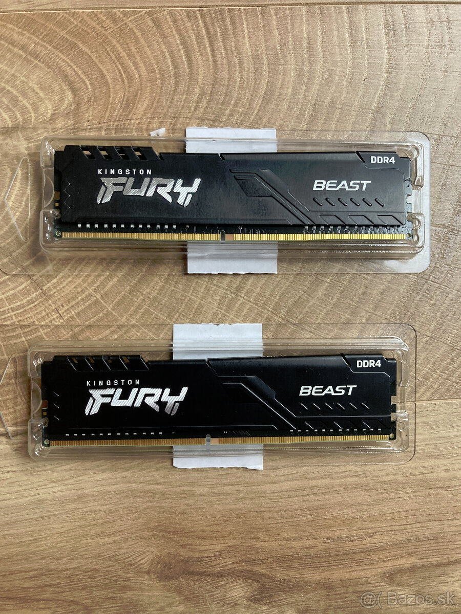 RAM - Kingston FURY 2 x 8 GB  DDR4 2666 MHz CL16 Beast