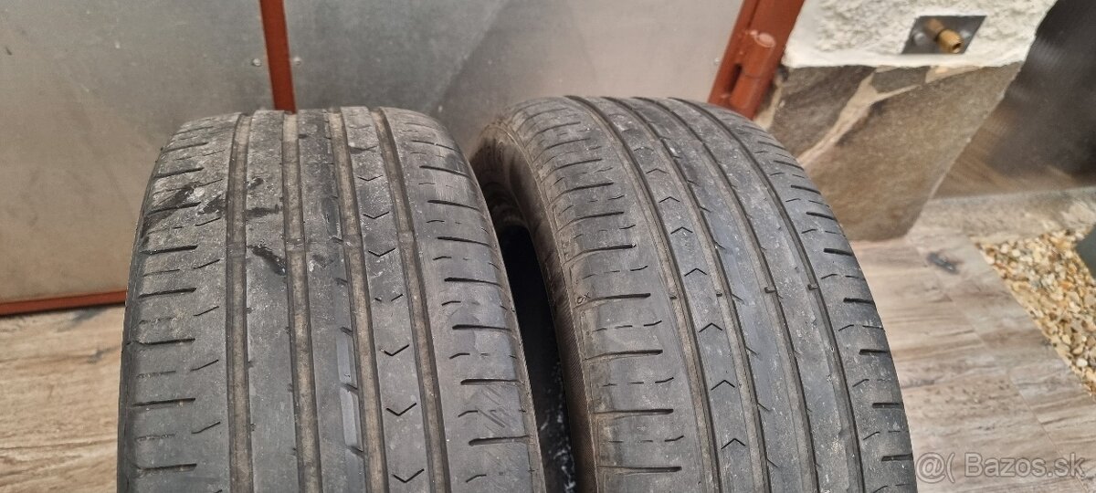 Predám 2xletné pneumatiky Continental 205/55 r16