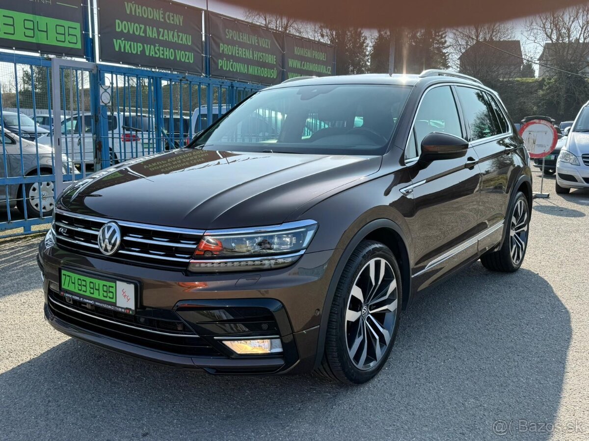 ►►VW TIGUAN R-LINE 2,0 TDI 4x4 - 140 kW - AppleCar, TAŽNÉ