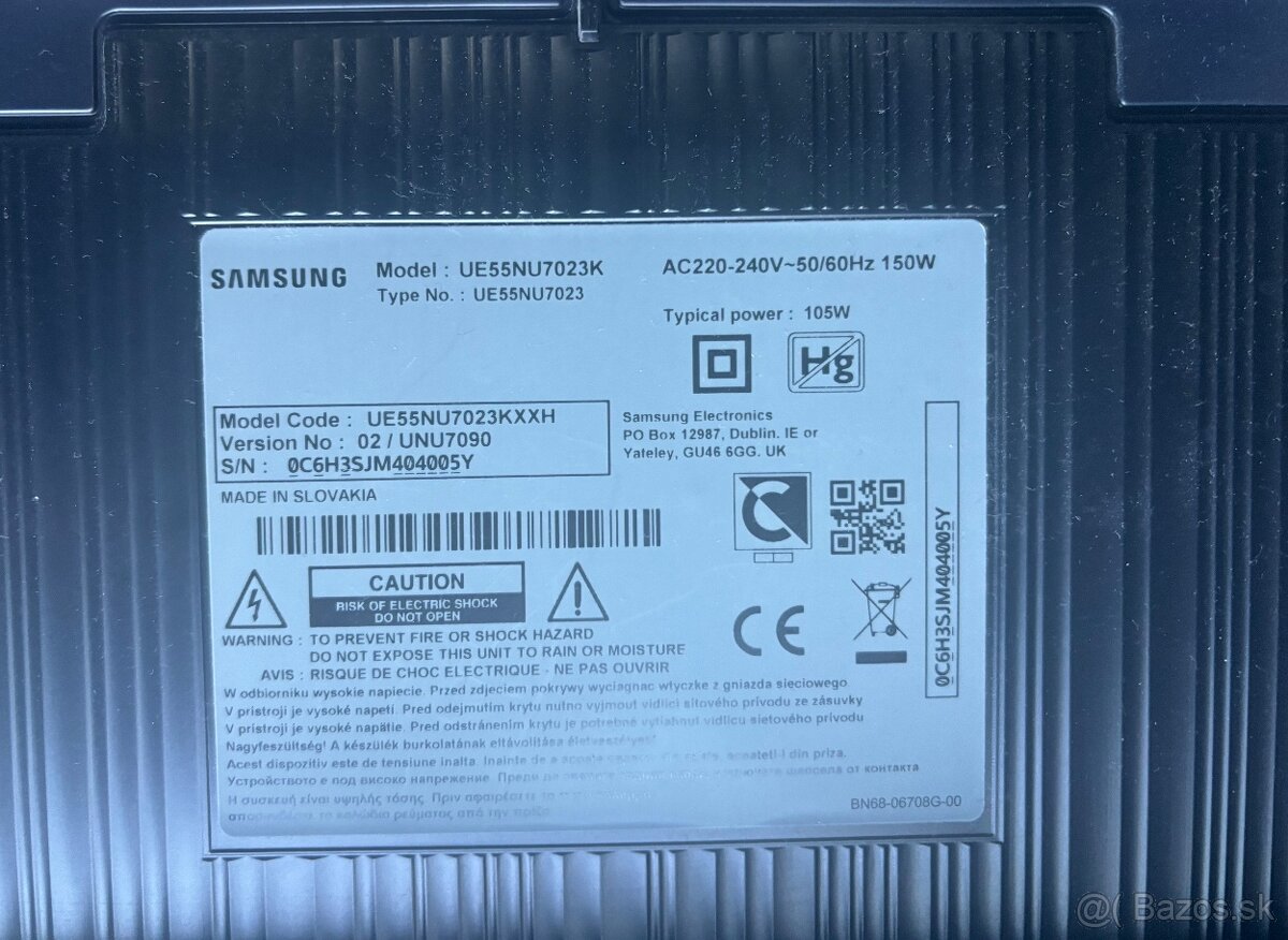 SAMSUNG UE55NU7023