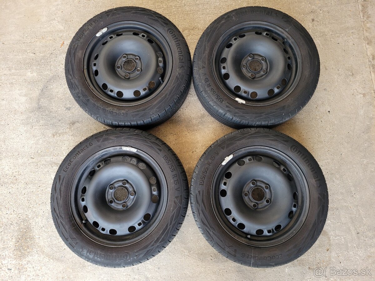 5x100 SKODA VW  SEAT 195/55 R15 LETNE PNEU