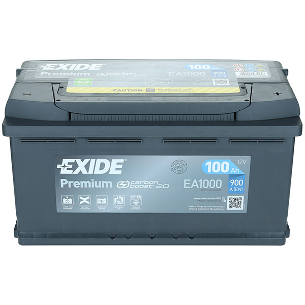 Predám Exide Premium 12V 100Ah 900A EA1000