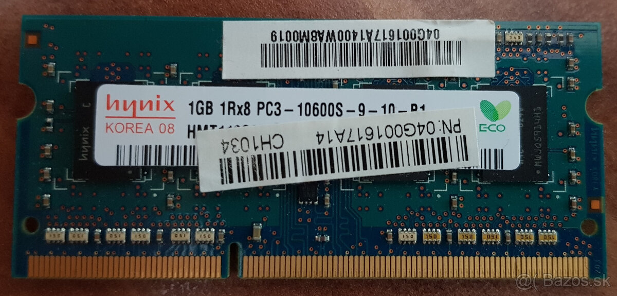 Hynix 1GB DDR3 1333Mhz SO-DIMM