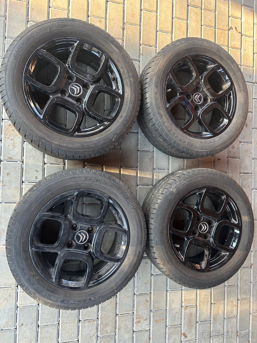 Predám elektróny Citroën C4 Cactus + Goodyear 205/55 R16