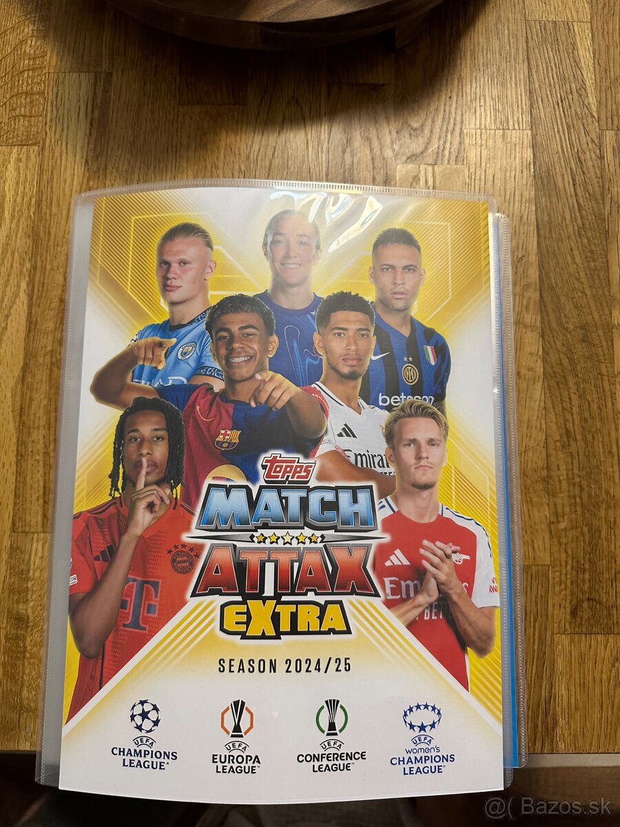 MATCH ATTAX EXTRA 24/25 ZBERATEĽSKE FUTBALOVÉ KARTIČKY KARTY