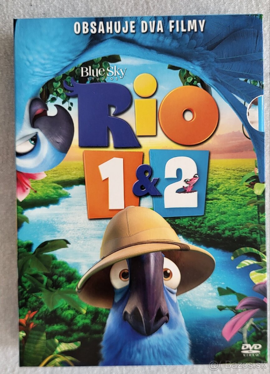 DVD kolekcia filmov RIO 1 + 2