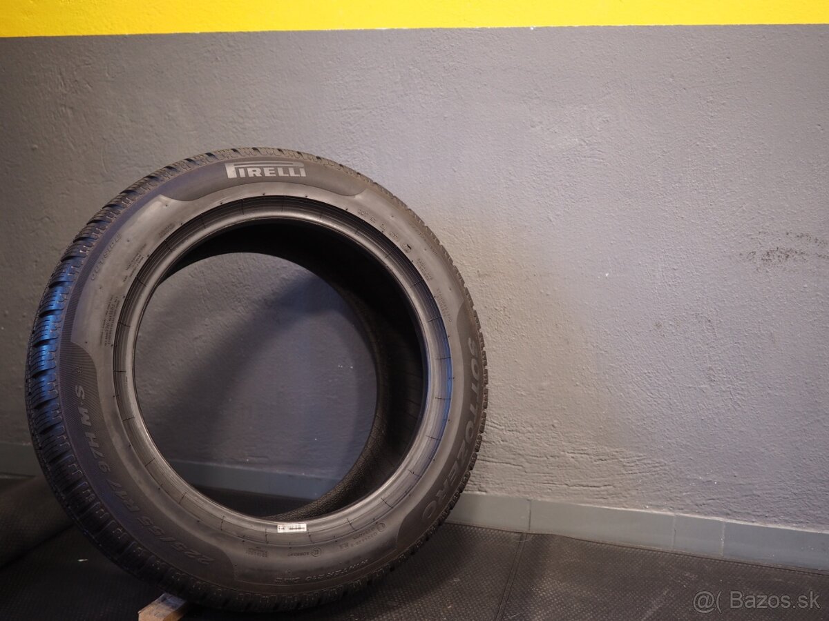 1 kus 225/55 R17 PIRELLI SOTTOZERO zimné 8mm