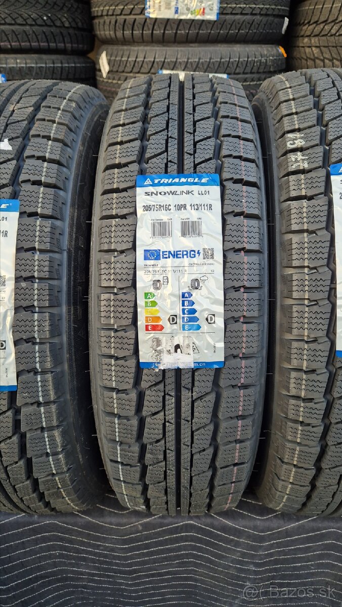 205/75R16C sada zimných pneu