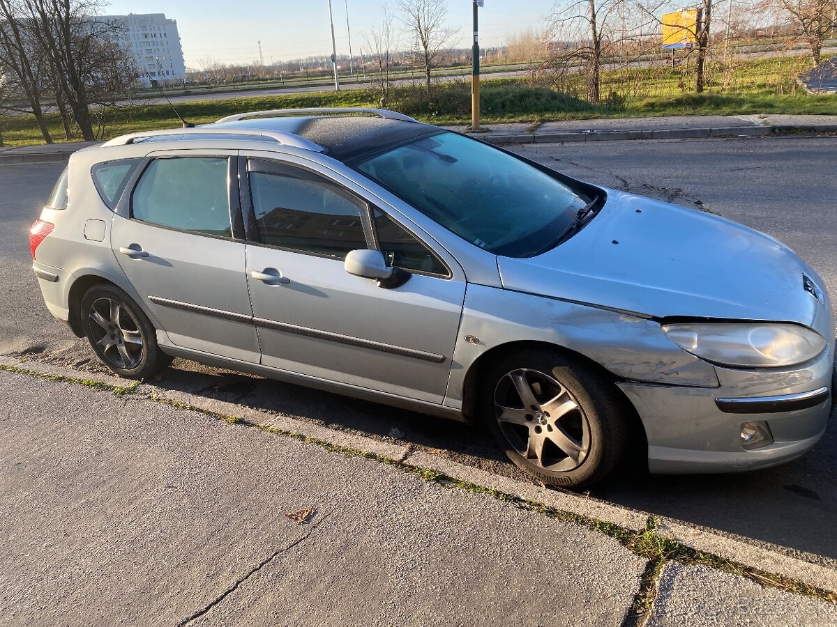 Predám peugeot 407sw v celku na nahradne diely.