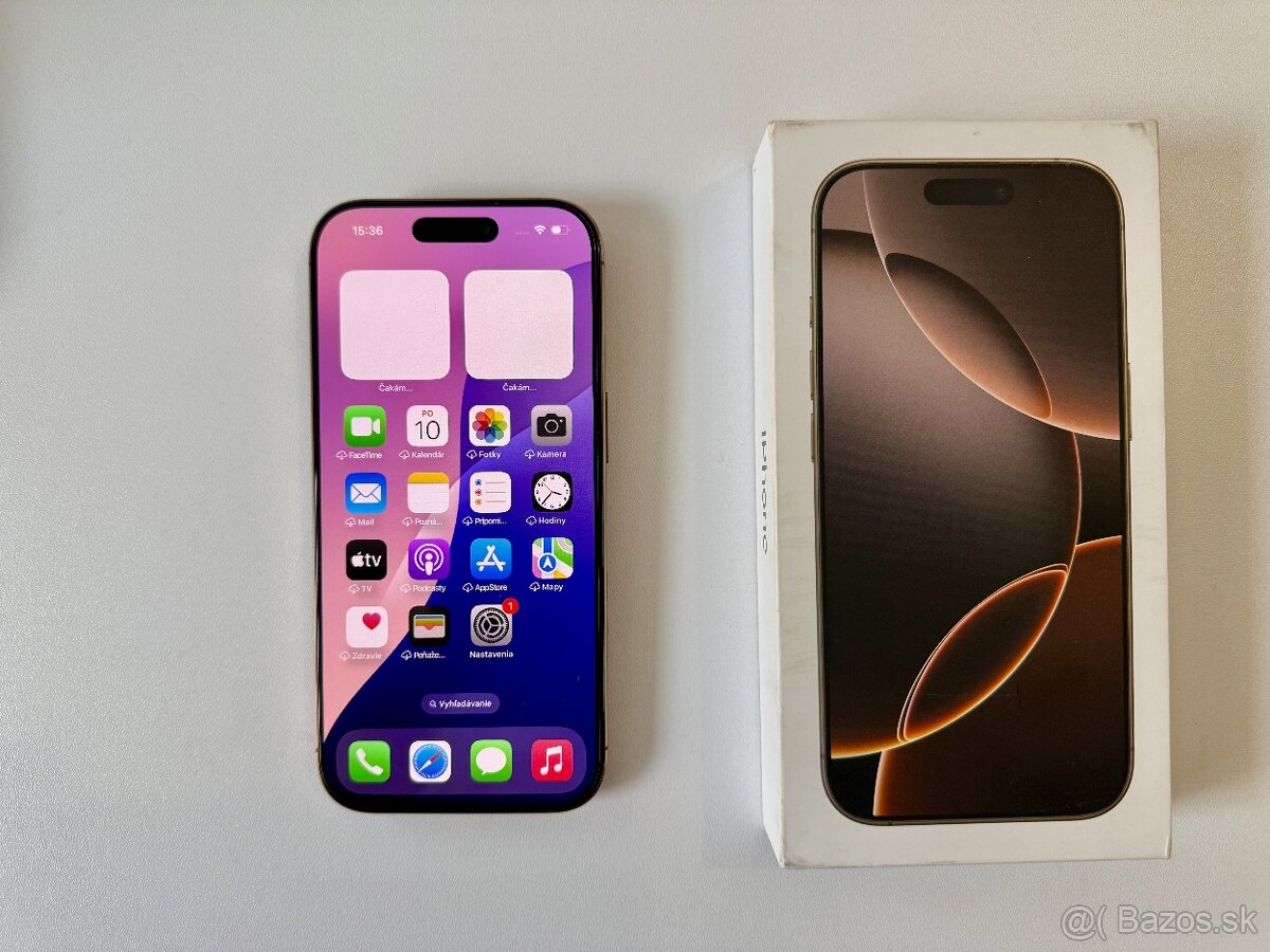 PREDAM/ VYMENIM ČISTO NOVY IPHONE 16 PRO + OCHRANNE SKLO