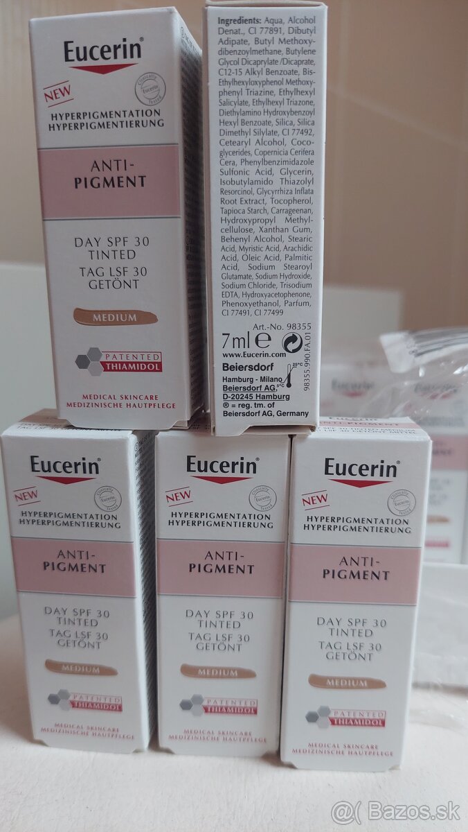 predam nove vzorky EUCERIN