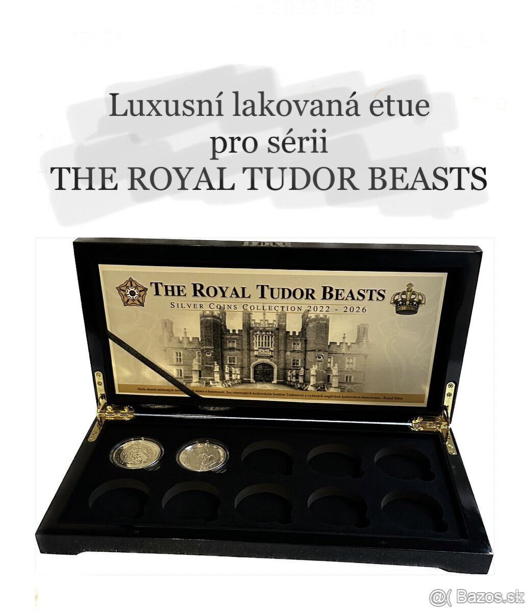 Lakovaná etue pro The TUDOR BEASTS 10x 2oz