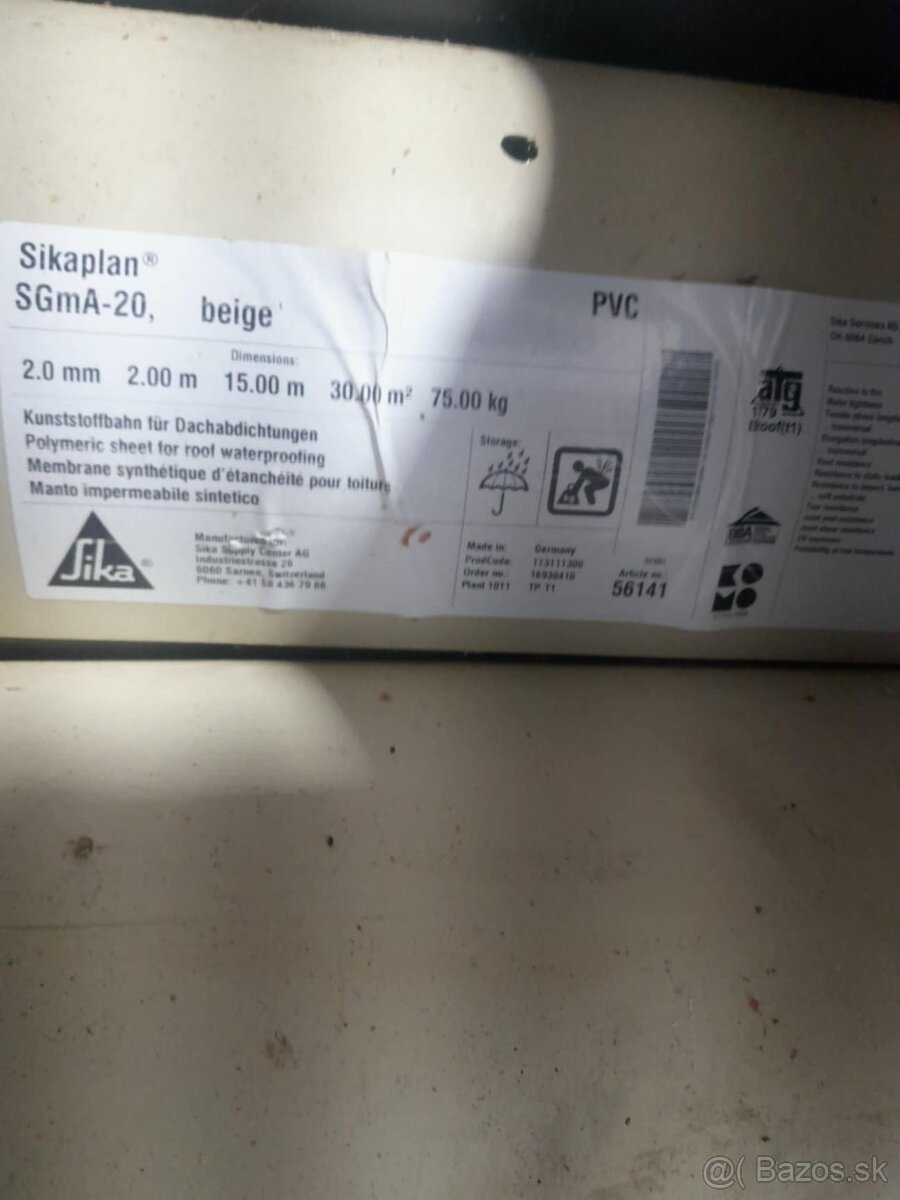 PVC folie SIKA a viplanyl listy