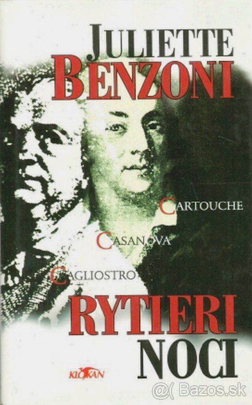 Rytieri noci - Casanova Cartouche Cagliostro, 1.vyd 1996