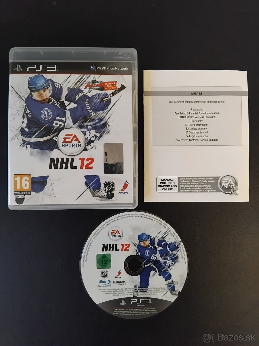 Hra pre PS3  - NHL 12