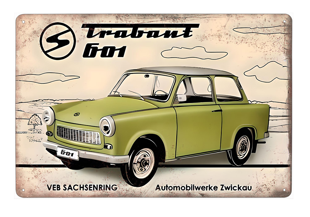 plechová cedule - Trabant 601