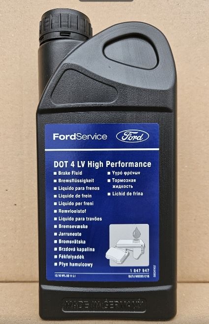 Originálna  brzdová kvapalina FORD DOT4 LV 1000ml 1847947