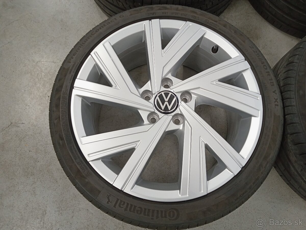 Predam letne ALU 5x112 R18 7,5J ET51 ORIGINAL VOLKSWAGEN