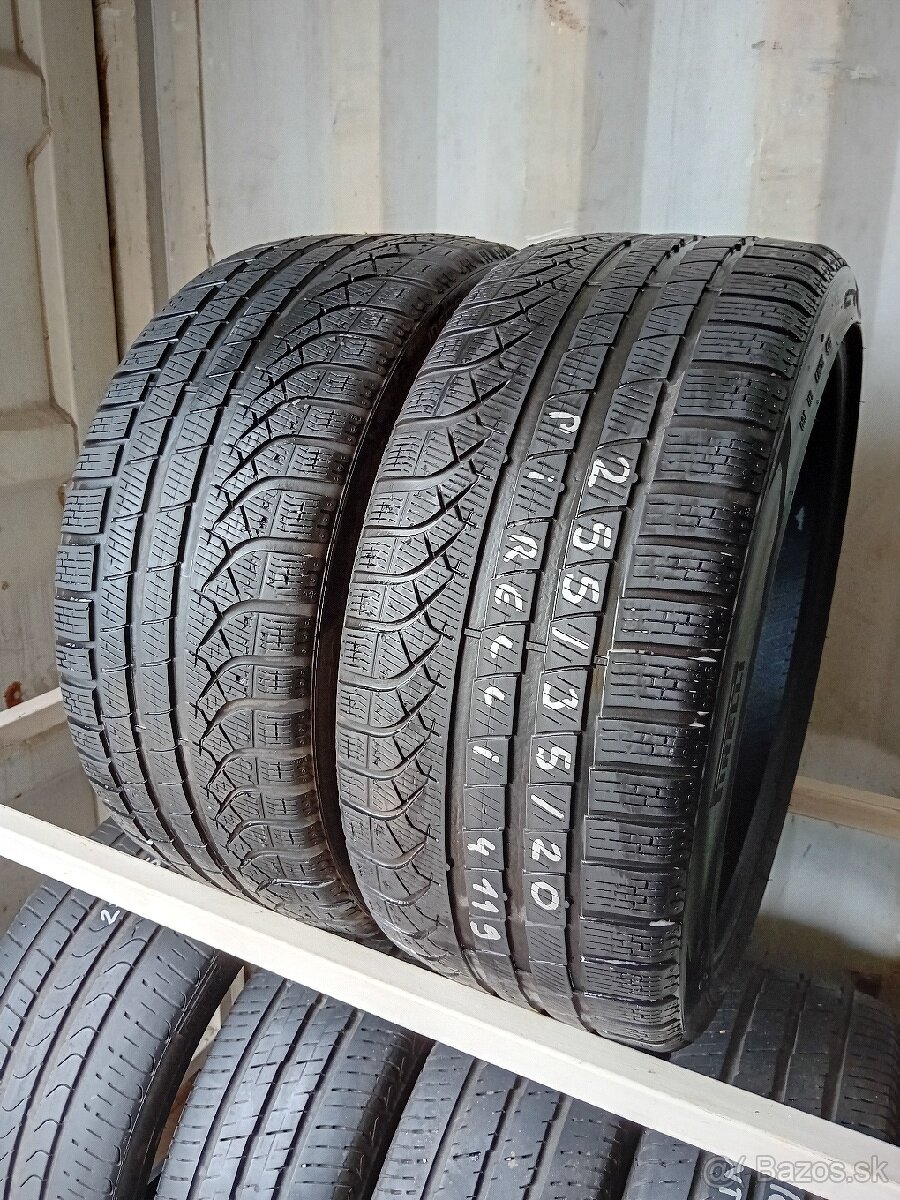 2ks 255/35R20 zimné Pirelli Pzero Winter