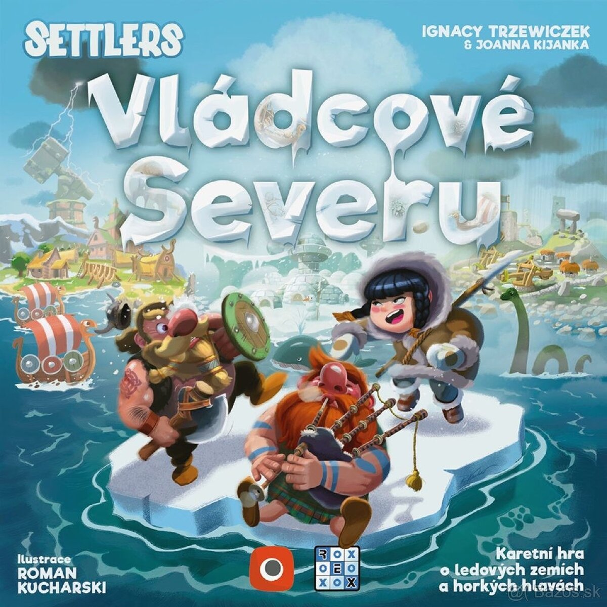 Spoločenská hra Settlers: Vládcové severu + tlačené doplnky