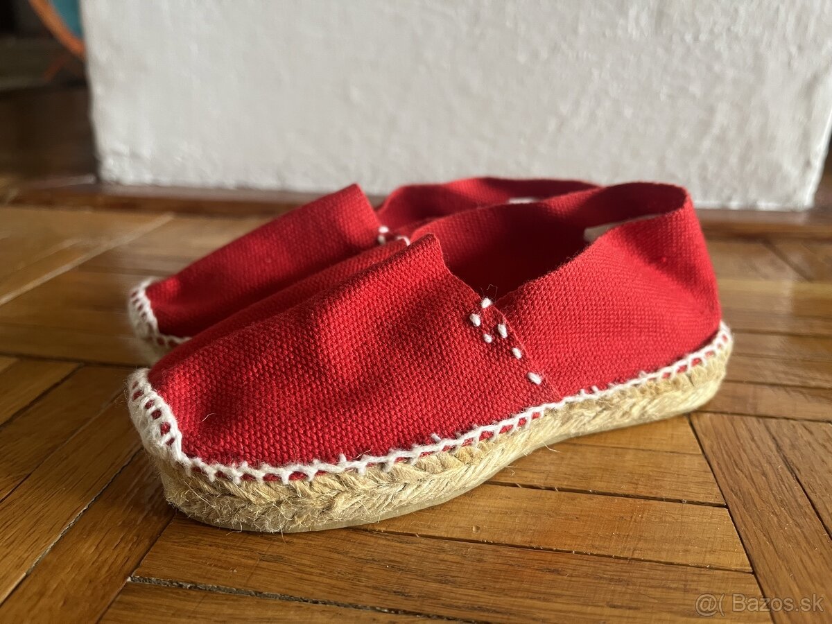 Ručne robené Espadrilles č.24 - nové