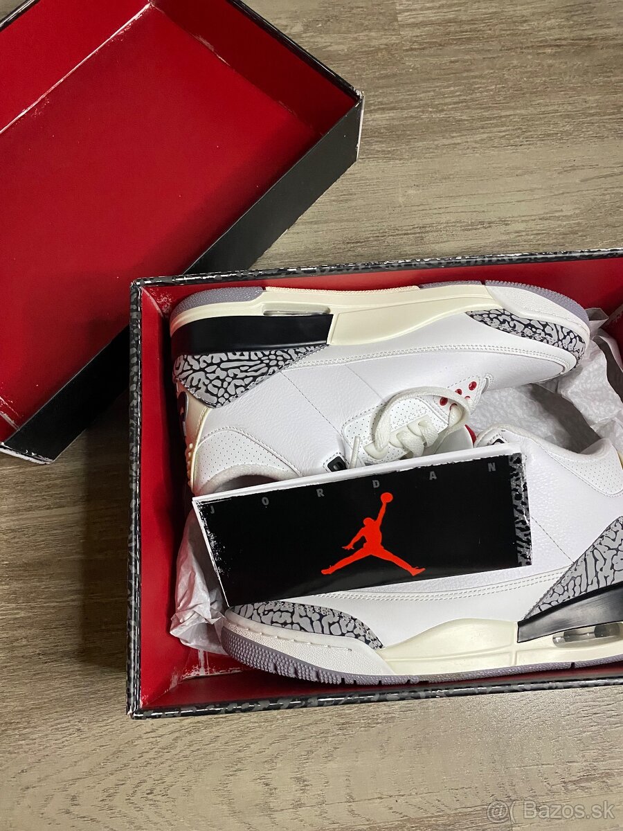 Jordan 3 white cement