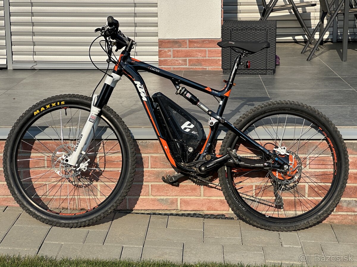 KTM Elycan celo odpružený e-bike