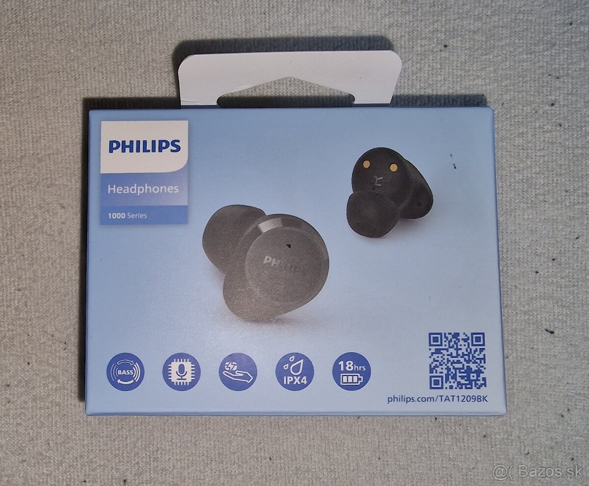 Slúchadlá Philips 1000 TAT1209BK