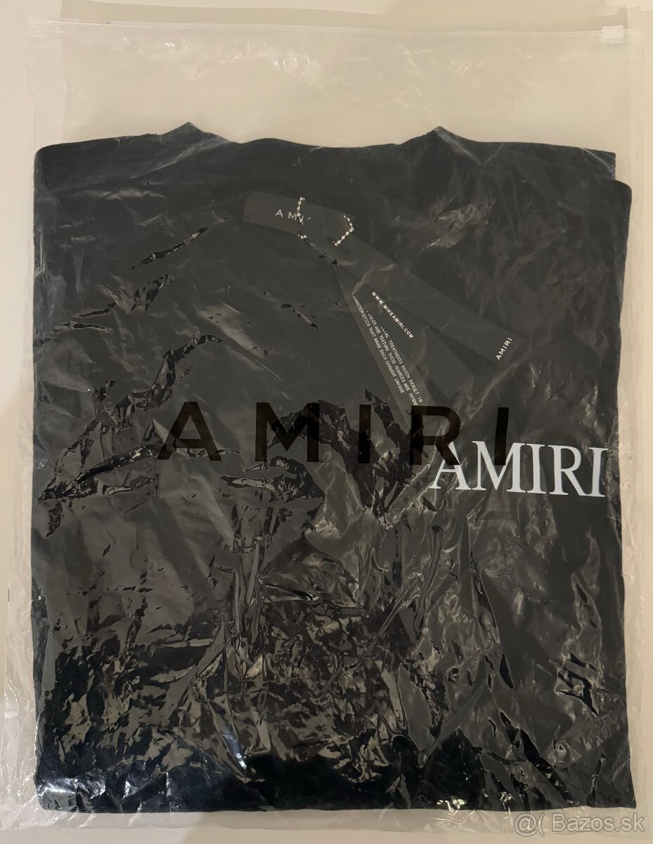 Amiri tričko Black