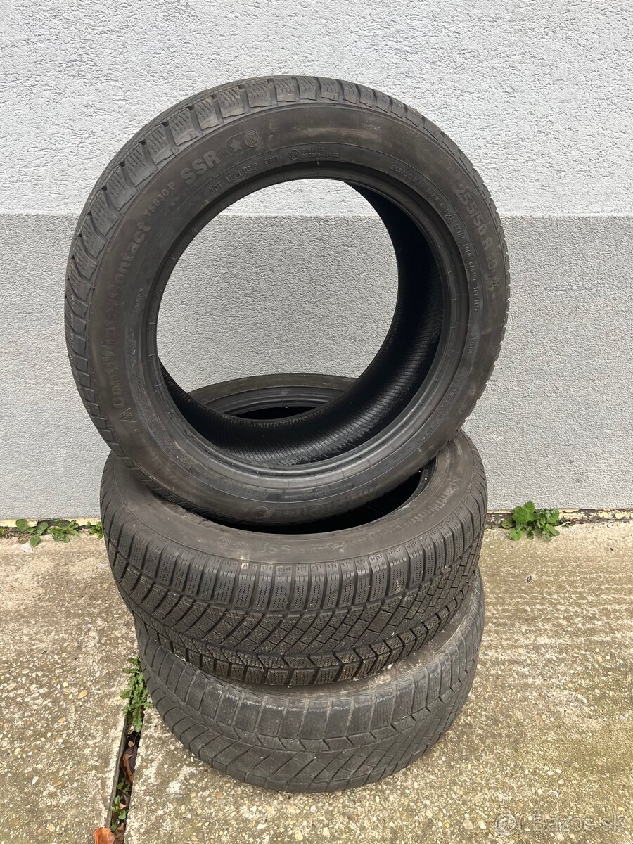 255/50 R19 Zimne Continental Runflat 3ks