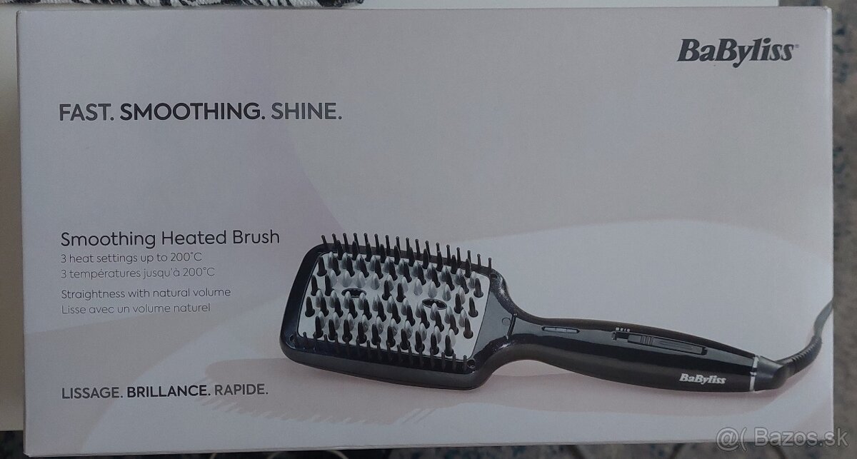 BaByliss smoothing heated brush