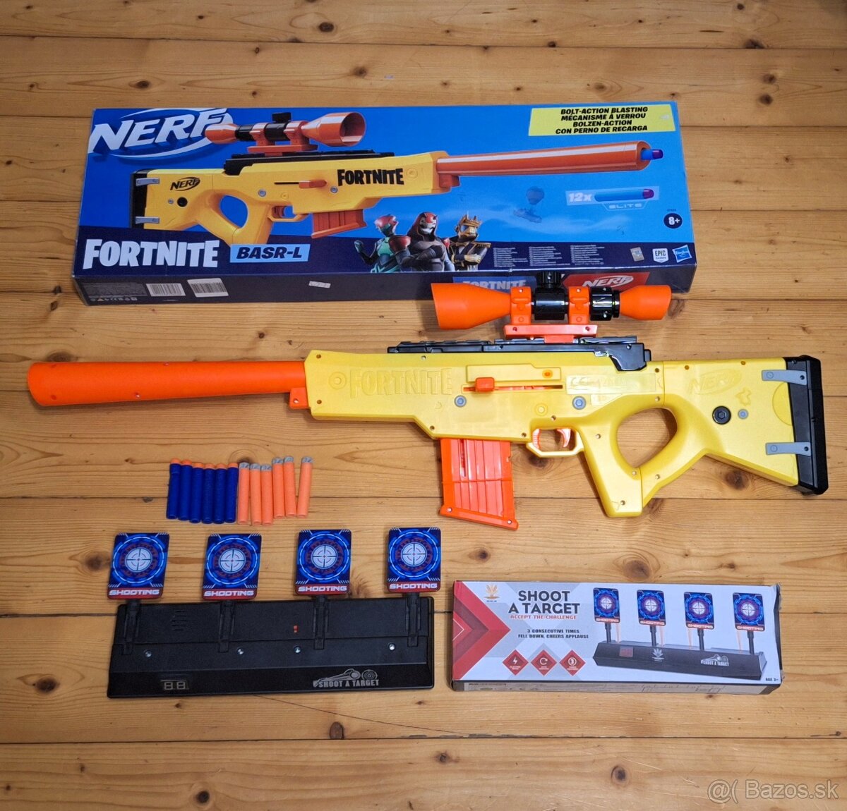 Predam Nerf Sniper + elektronicky terč len spolu