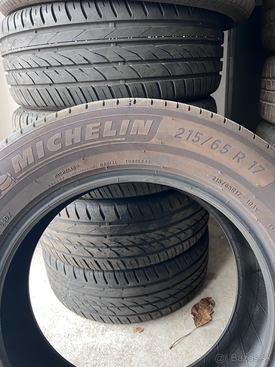 Predám letné pneumatiky Michelin 215/65 R17