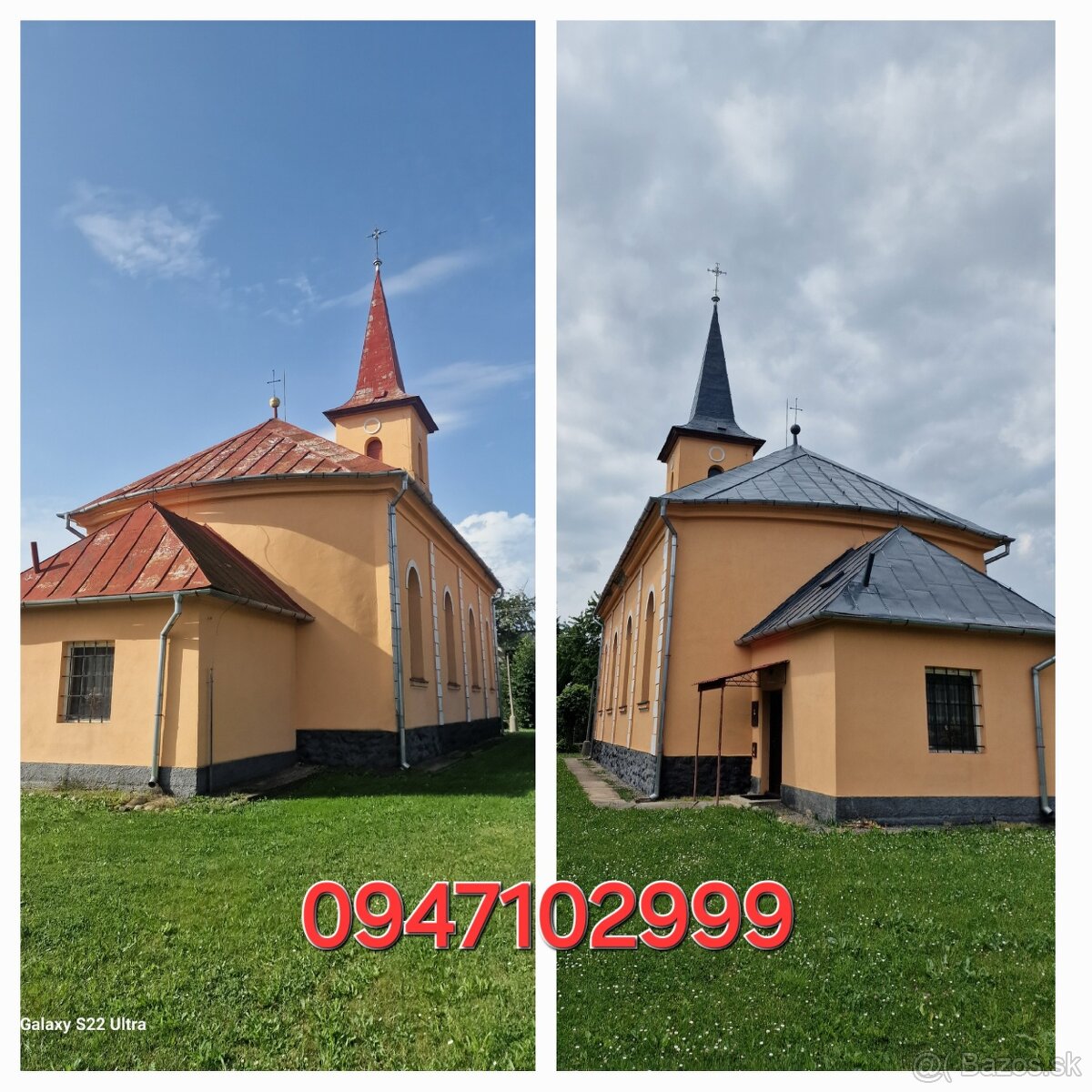 Malovanie natieranie kostolov po celom Slovensku