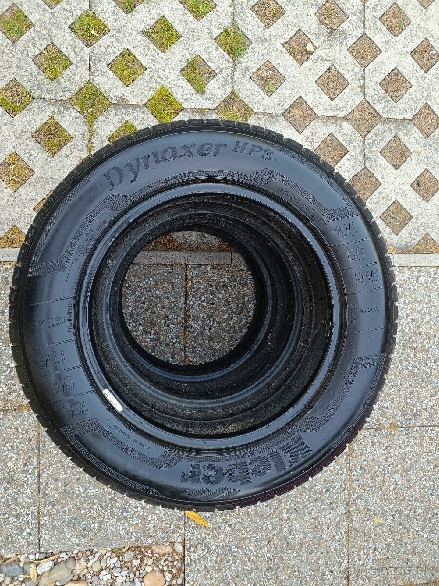Kleber letné pneumatiky 3ks ,R15 195/65