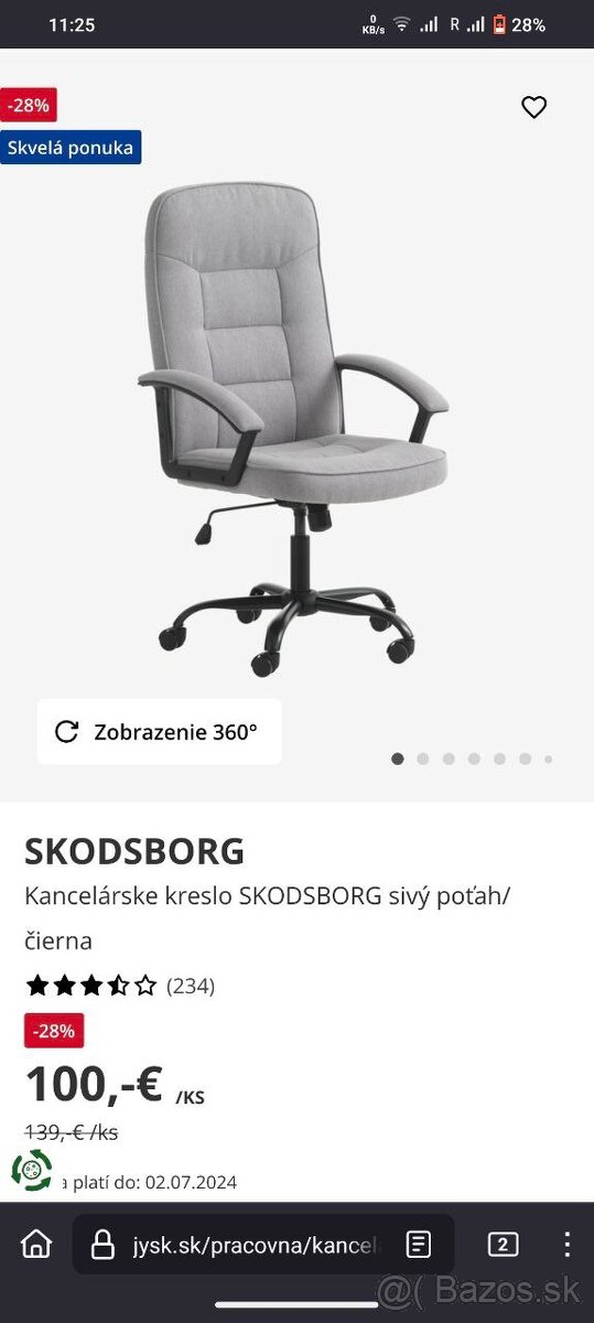 Kancelárske kreslo