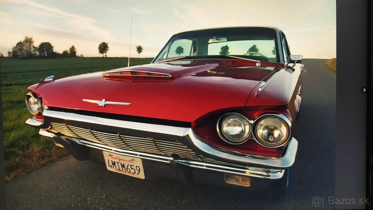 FORD THUNDERBIRD 1965, biele EVČ