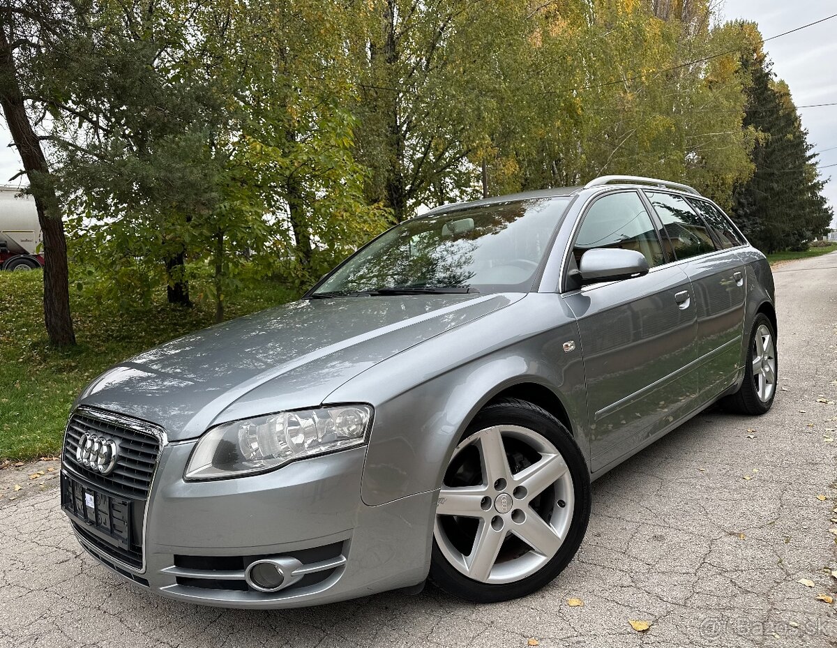 Audi A4 b7 2.0 Tdi 140ps Avant S-line •manuál • Navi • R17 •