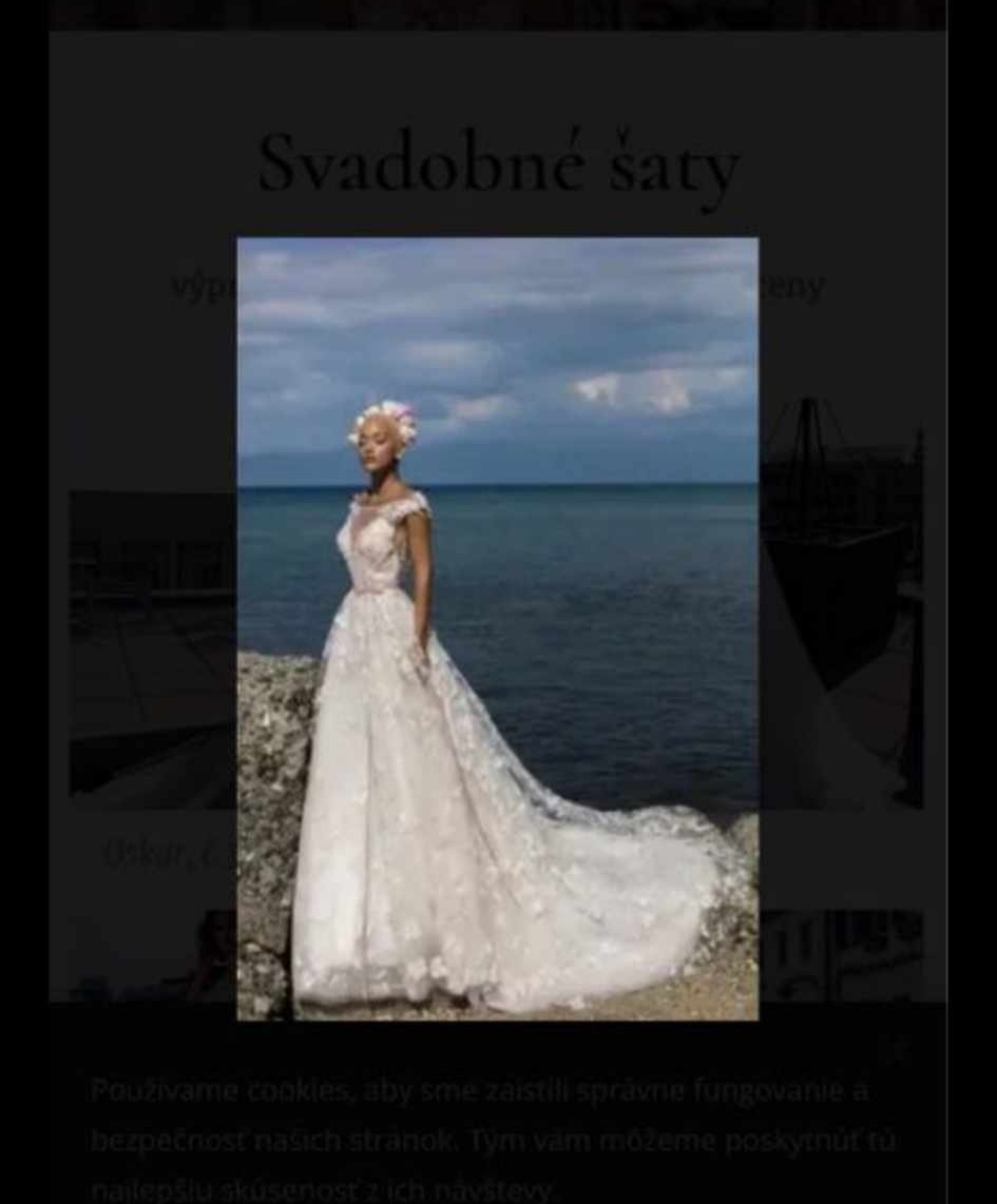 Svadobné šaty 34-36