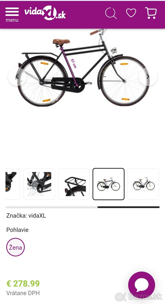 Predam holandsky bicykel