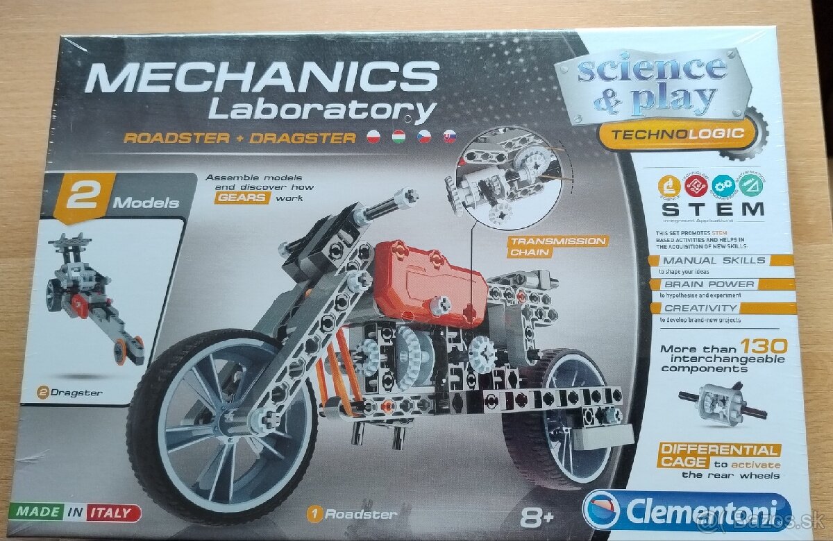 Zlava:Nove Lego mechanics motorka + dragracer