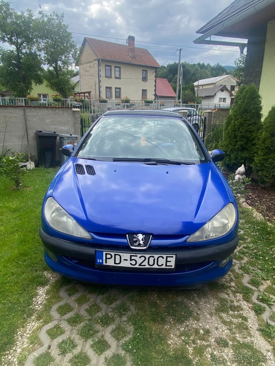 Predám peugeot 206 1.9 hladký diesel