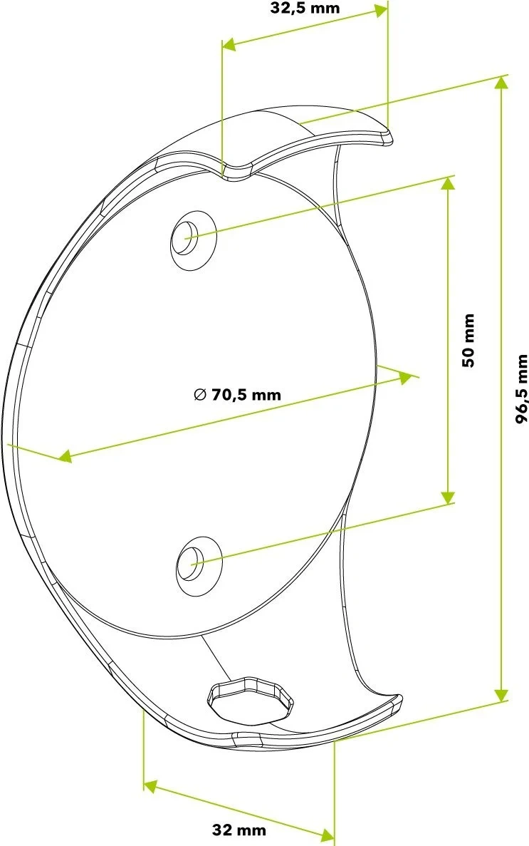 AlzaErgo Audio Mount GOM05WB pre Google Home Mini