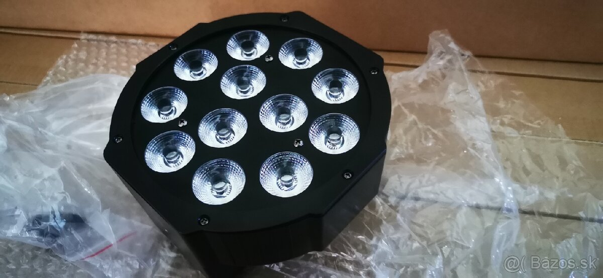 Led par 12x18w rgbwa uv